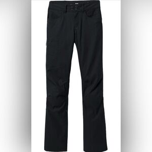 PrAna Black Halle Pant Zion Size 0 Short Inseam Relaxed Fit Mid Rise NWT